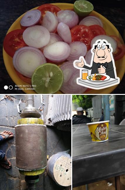 Food at Divvakarr bar and restaurant