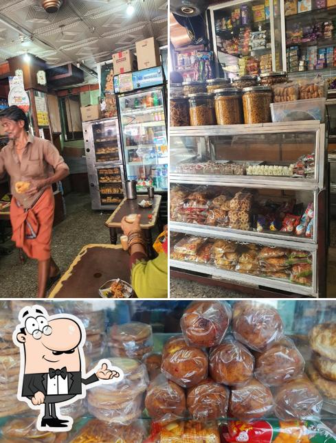 Among different things one can find interior and food at Gemini Bakery