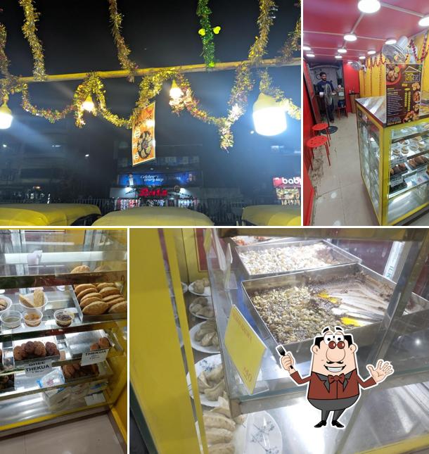 Food at Litti Ghar