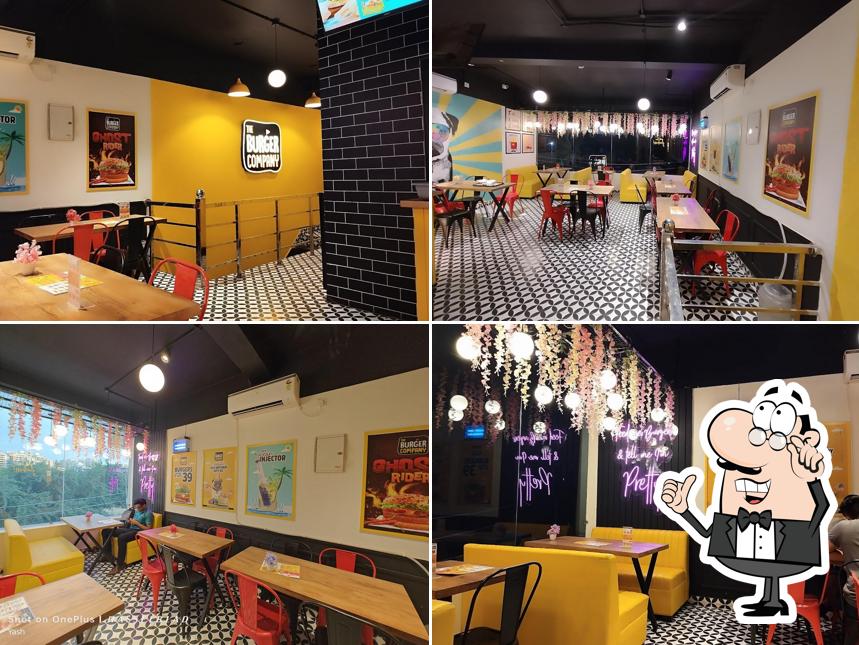 The interior of The Burger Company