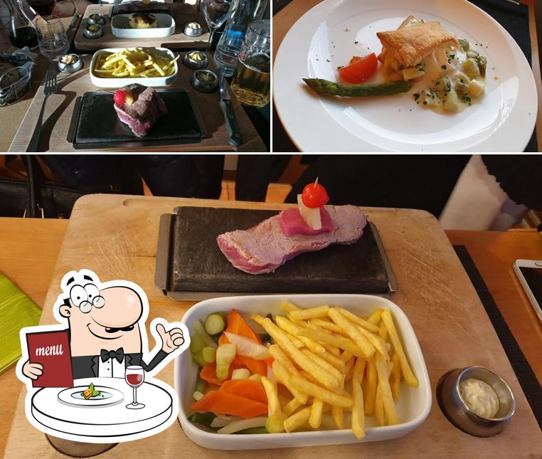 Cibo al Hostel Du Chasseur