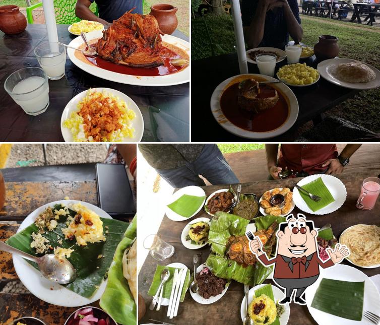 Food at Chef Nalan and Mookkans Tropical Toddy Lounge