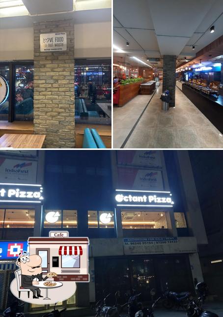 The exterior of Octant Pizza, CG Road - Ahmedabad