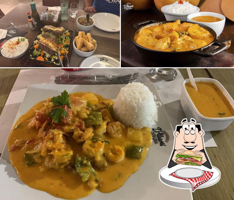 Clube sanduíches em D’Alagoas Restaurante