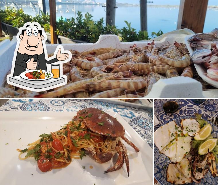 Cibo al LA MAREA BLU RISTORANTE VIA FUSARO 49 BACOLI