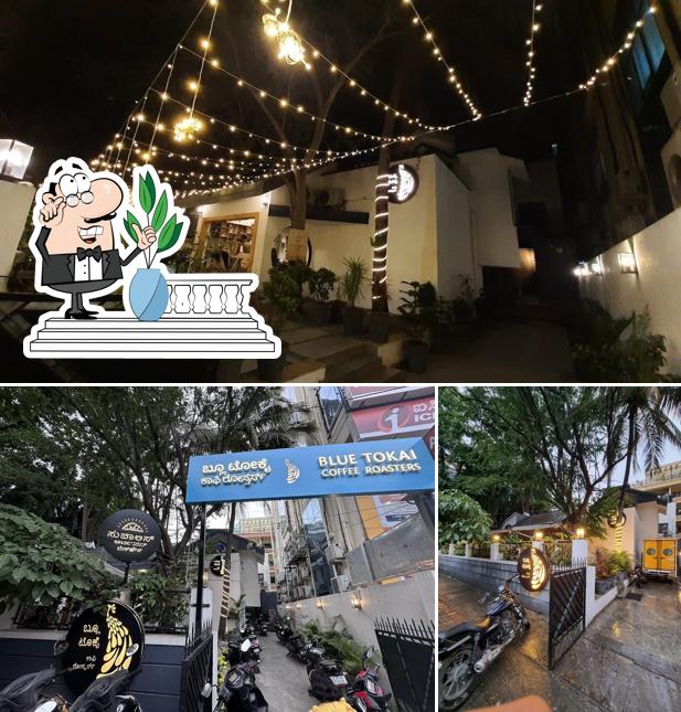 The exterior of Blue Tokai Coffee Roasters Koramangala