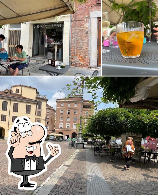 Gli interni di 3 Bicchieri Bistro’