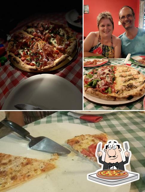 No Ristorante Mamma Mia, você pode desfrutar de pizza