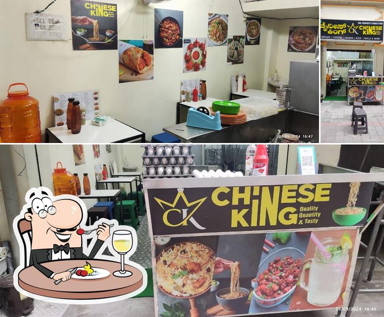 The restaurant's food and beverage