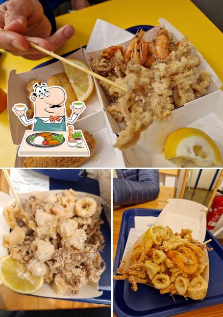 Calamari fritti al La Friggitoria Ostia