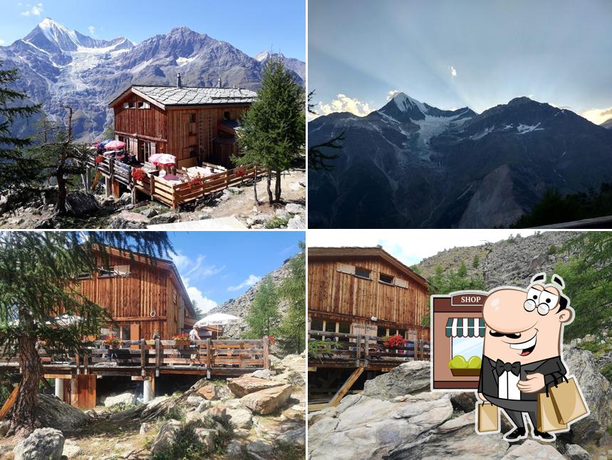Gli esterni costituiscono una caratteristica importante di Europahütte Randa