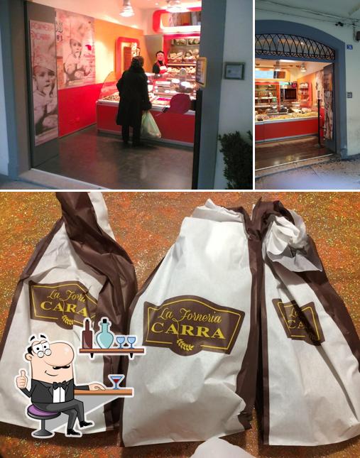 Gli interni di Forneria Pasticceria Carra- Carpi