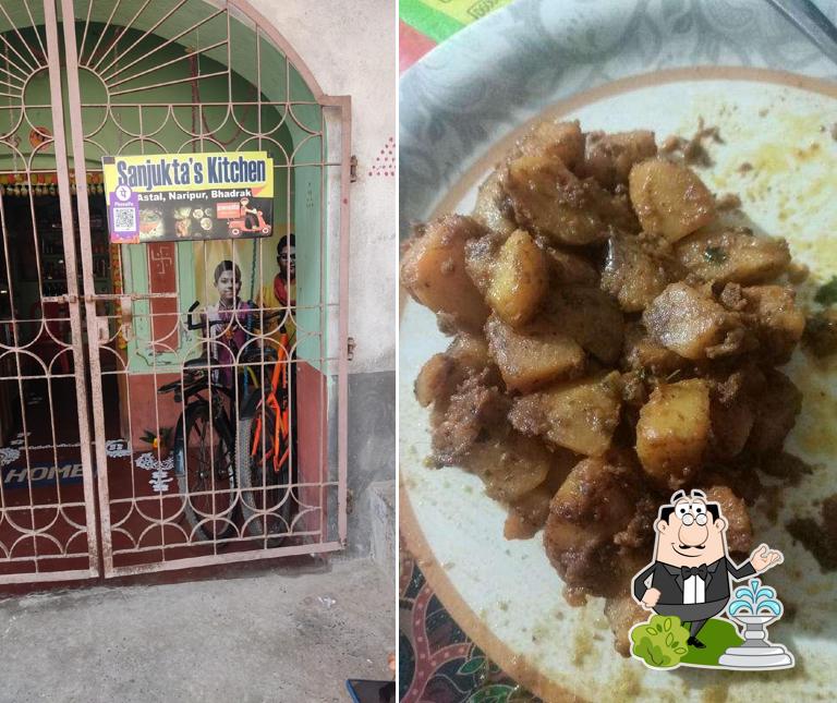 The exterior of Sanjukta's kitchen