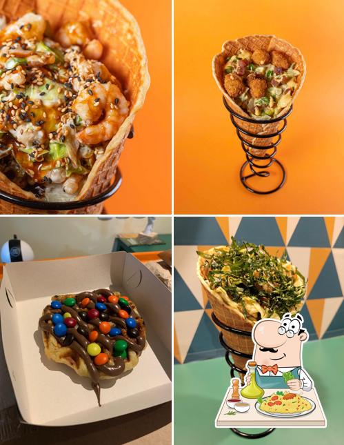 Ceviche em Sr Waffle
