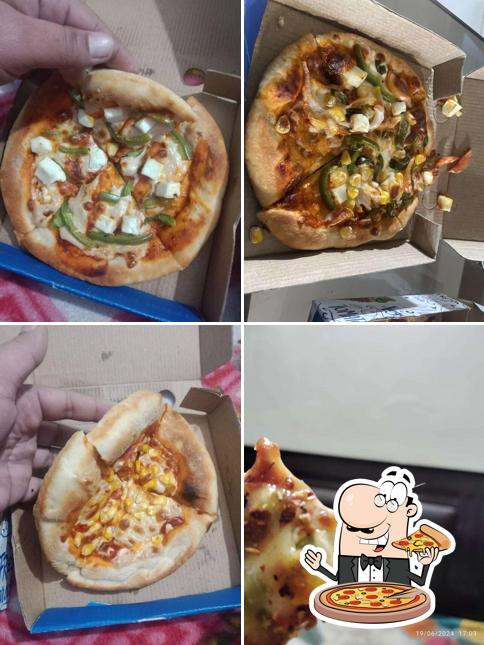 Pick pizza at American Pizzeria
