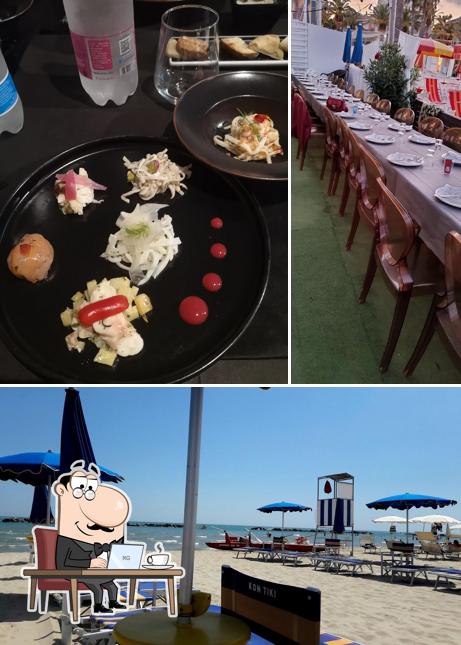 Gli interni di Kontiki Club