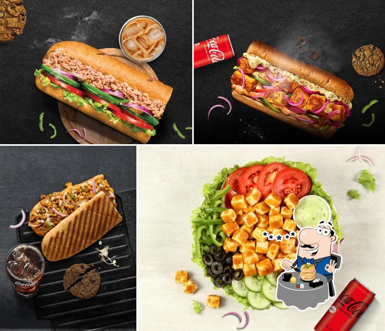 Food at Subway Mumbai T2