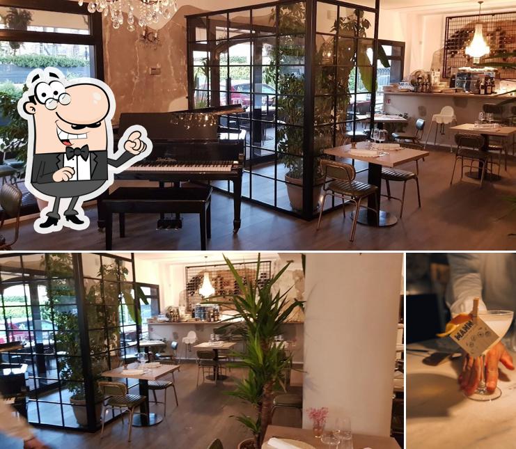 Dai un'occhiata agli interni di Manna Cucina con Pizza