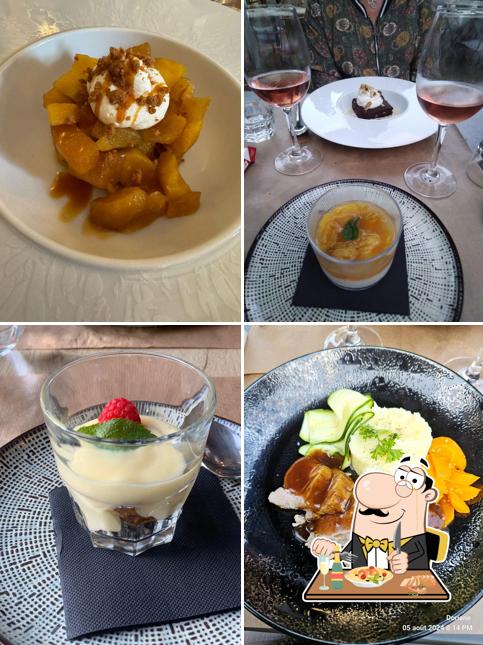 Crème brulée à Restaurant CÔTÉ Cour
