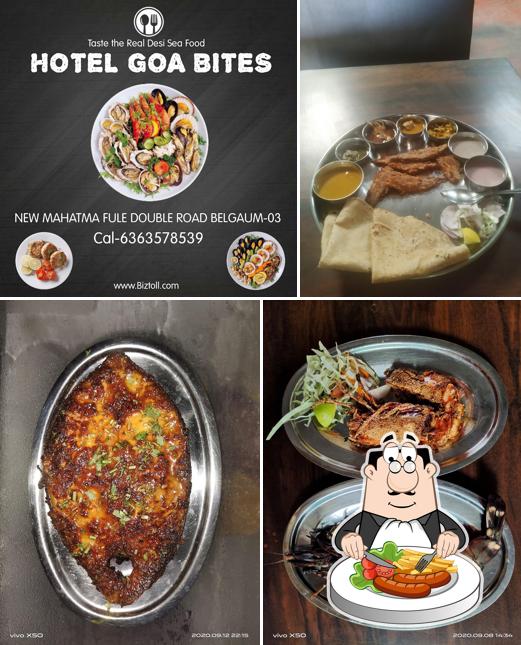 Food at Hotel Goa Bites