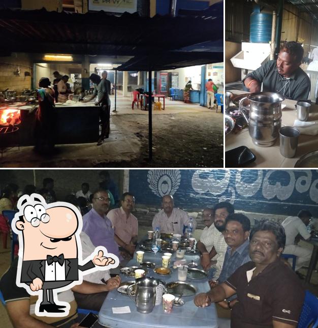 The interior of S P Reddy Punjabi Dhaba