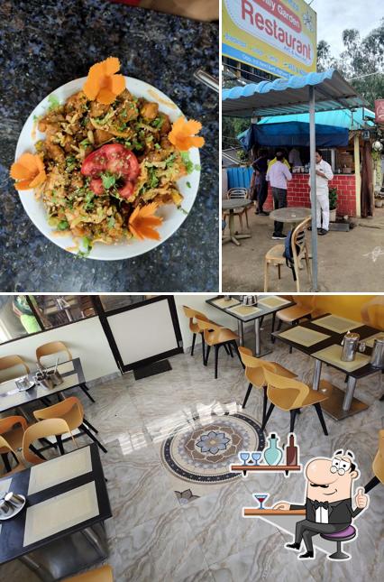 The interior of Nellore Spices Highway Family Garden Restaurant