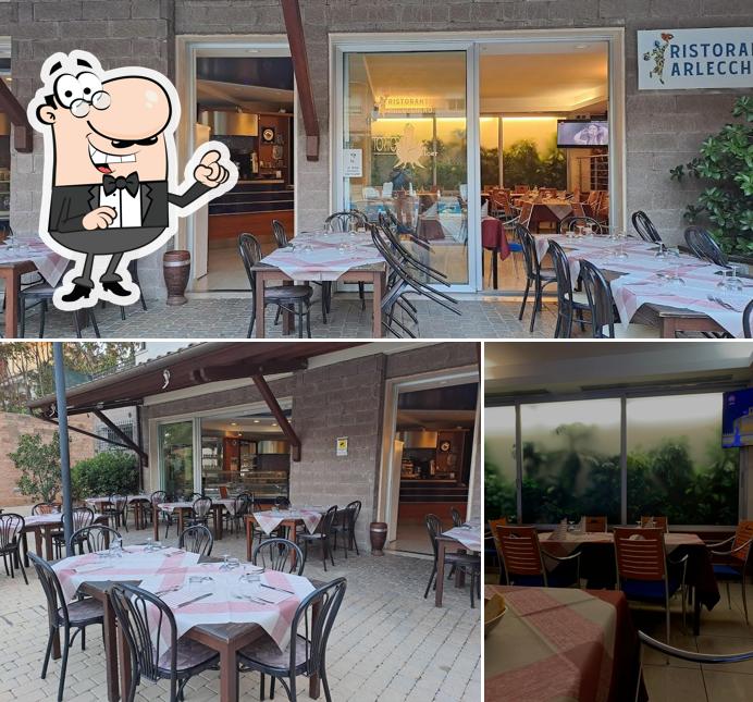 Gli interni di Ristorante Arlecchino