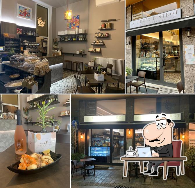 Gli interni di EDO’O Bistrot