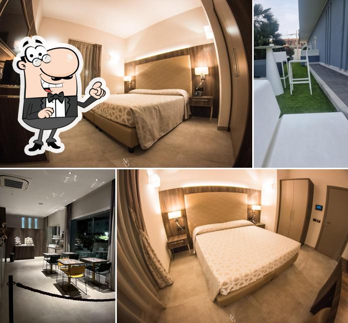 Dai un'occhiata agli interni di Hotel Kuma & Lounge Bar