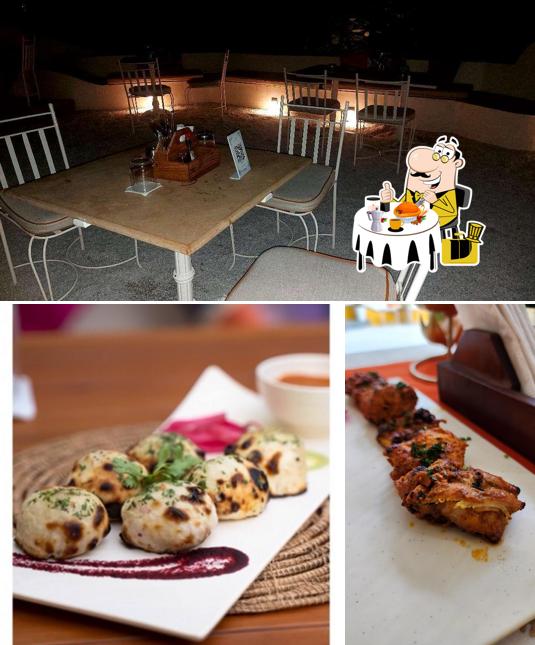 Among different things one can find food and interior at Palasa Patio Bar & Cuisine