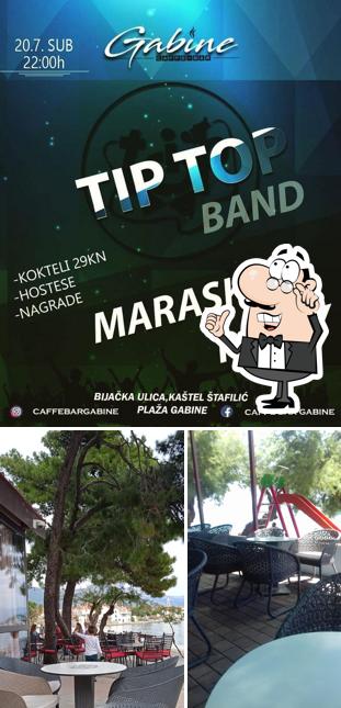 Dai un'occhiata agli interni di Gabine bar & food