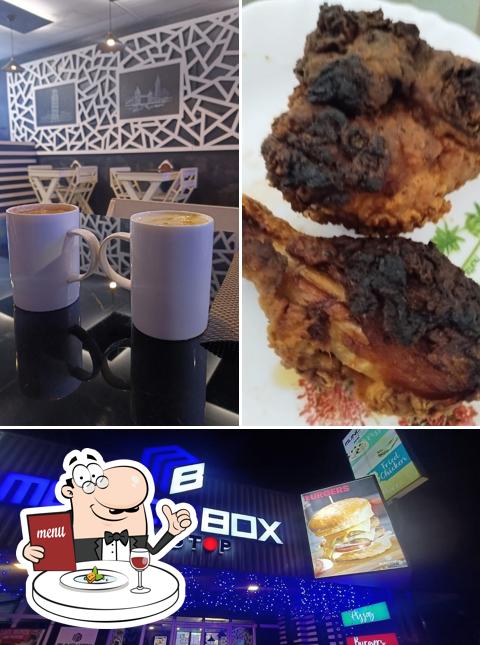 The restaurant's food and beverage