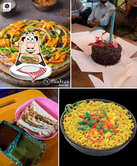 Club sandwich at Rudra's Street Cafe