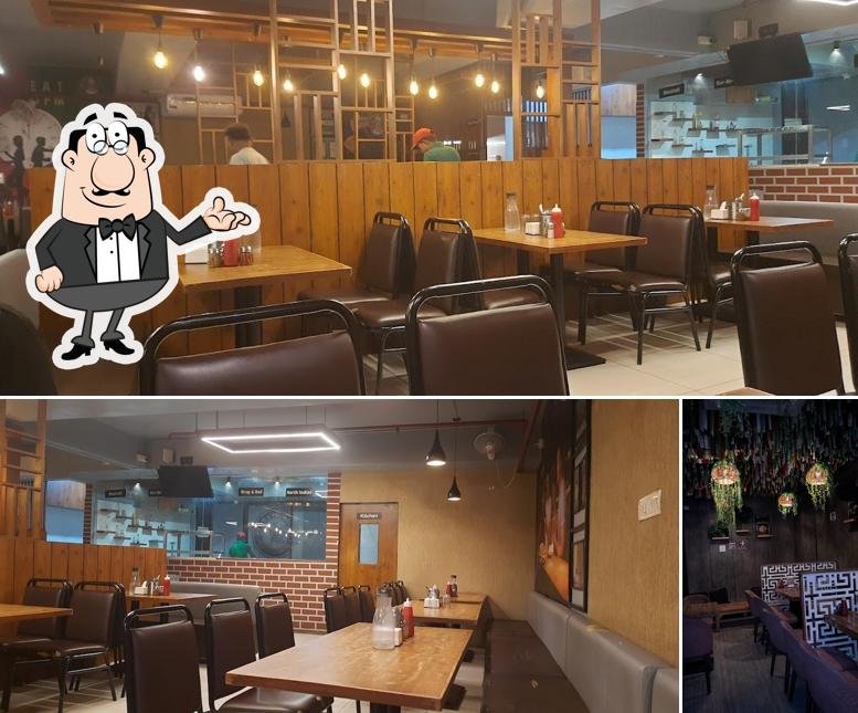 The interior of FOOD HUB