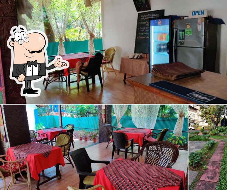 The restaurant's interior and exterior