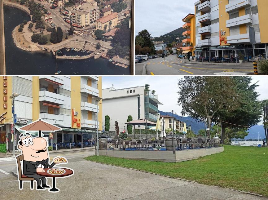 Curiosa tra la parte esterna di Ristorante Bar Burbai Locarno