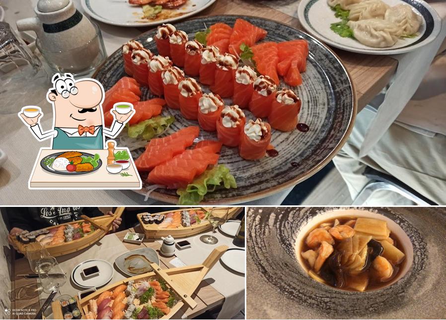 Platti al Ristorante Giapponese Oishi