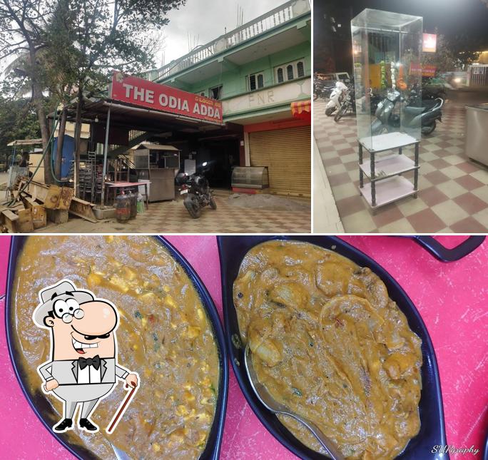 The Odia Adda is distinguished by exterior and food