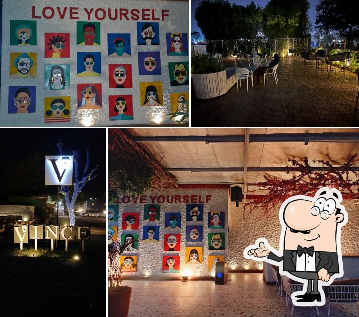 The interior of Vince cafe