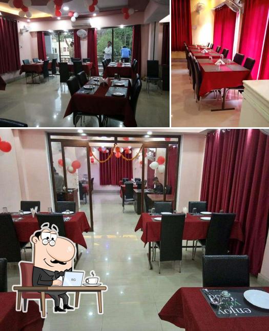 The interior of Singh's Delight Restaurant