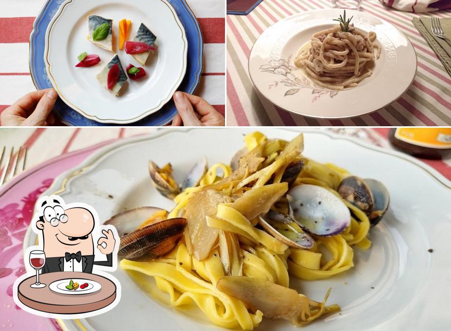 Cibo al Trattoria Moderna Due Mori