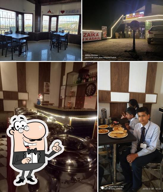 The interior of Chandel's Zaika In Kasauli