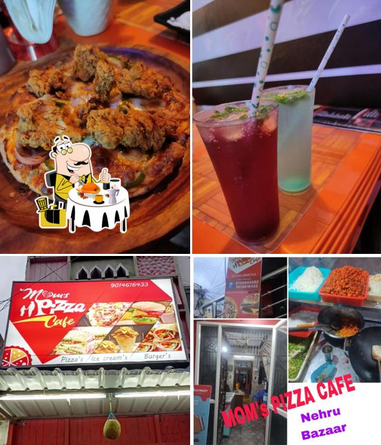 Food at Mom's pizza cafe