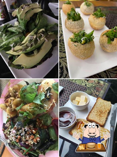 Food at Cafe Nature's Blessing