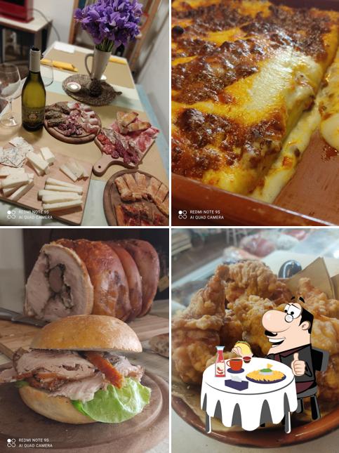Piatto di formaggi al L'antica bottega di'nanni