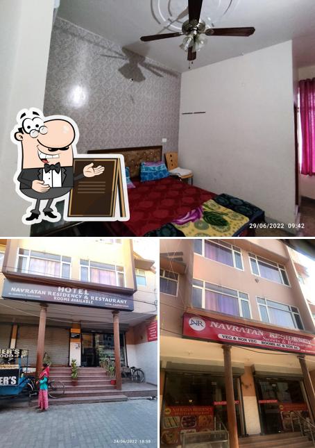 The image of Navratan Residency’s exterior and interior