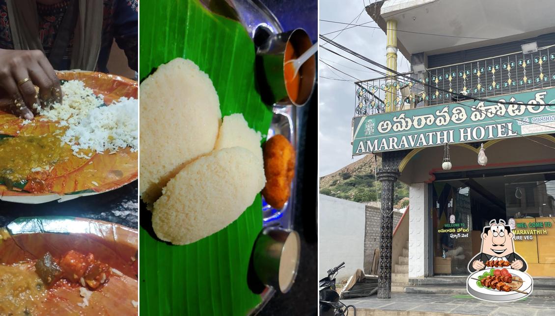 Food at Amaravathi hotel