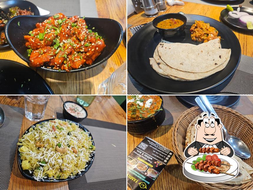 Food at AJ FAMILY CAFE