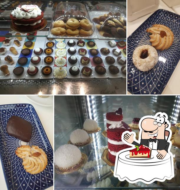 Baunilha pasticceria serve un'ampia varietà di dessert