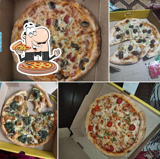 Order various types of pizza